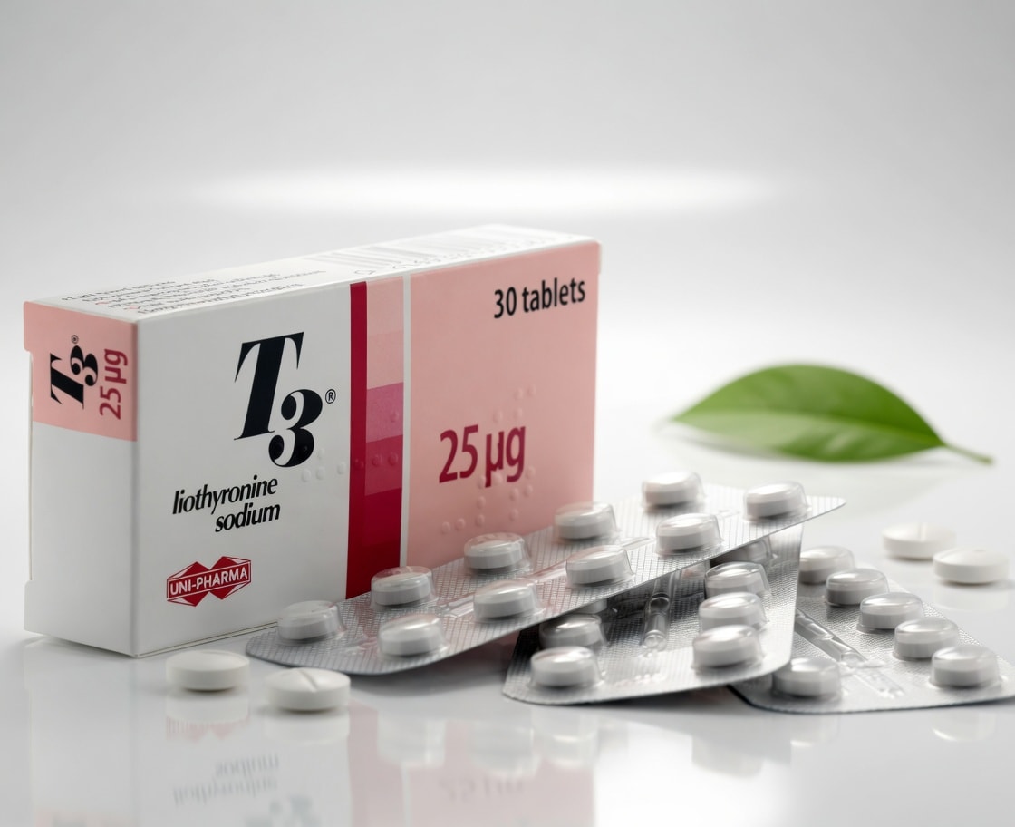 T3 Uni-Pharma Лиотиронин 25 мкг – Цена и прием за отслабване